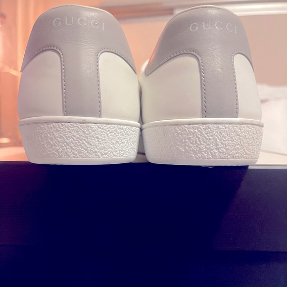 GUCCI ACE INTERLOCKING G BLANCO ,, MENS SHOE SZ 12 “”LIKE NEW”” ORIGINAL BOX - Picture 7 of 16